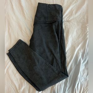 Athleta cropped leggings - charcoal color